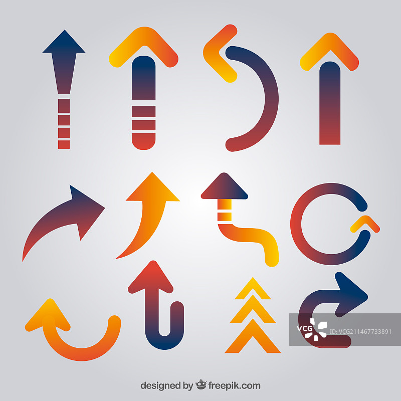 现代箭头集合图片素材