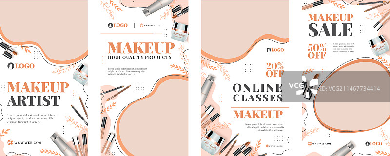 逼真化妆师Instagram快拍图片素材