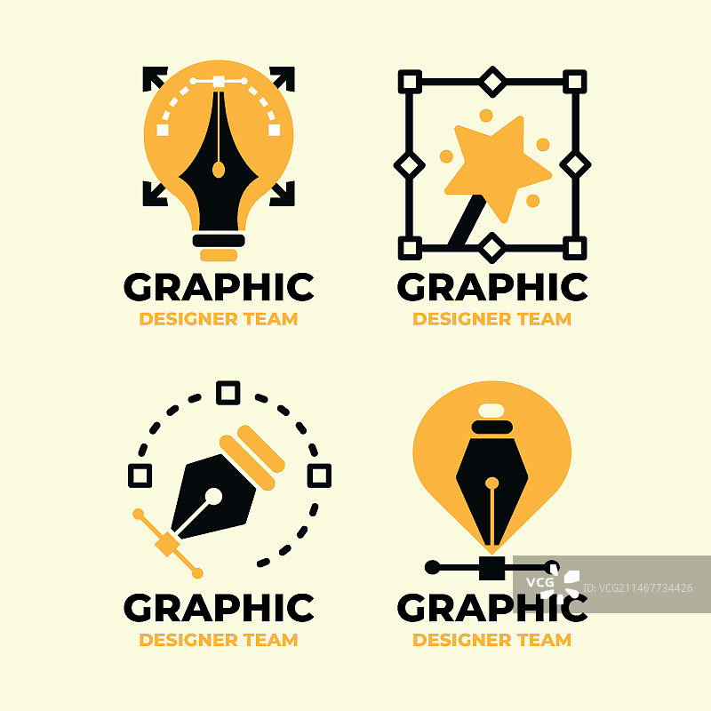 平面设计师logo作品集图片素材