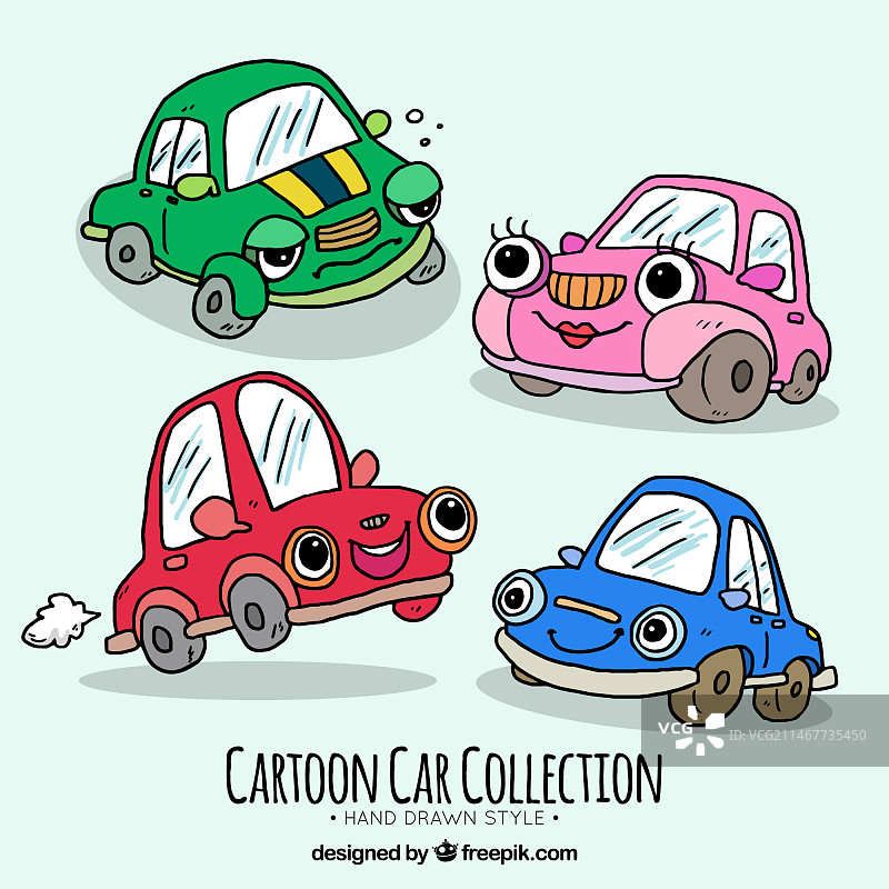 卡通交通工具合集图片素材