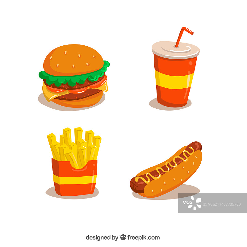快餐设计合集图片素材