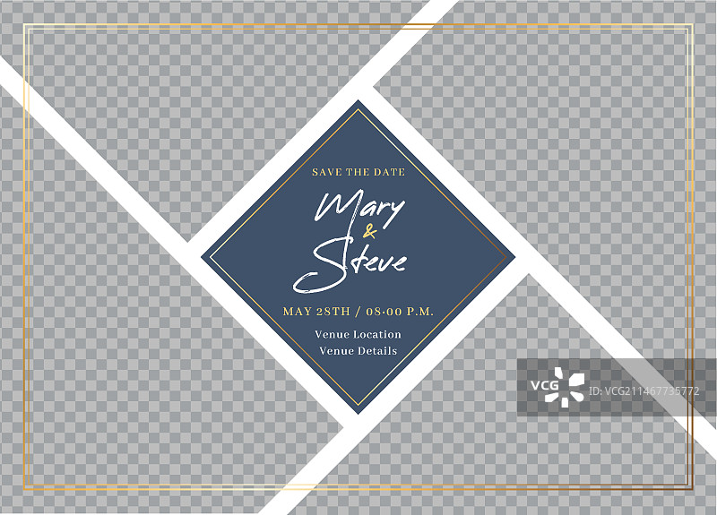 带照片的婚礼邀请卡图片素材