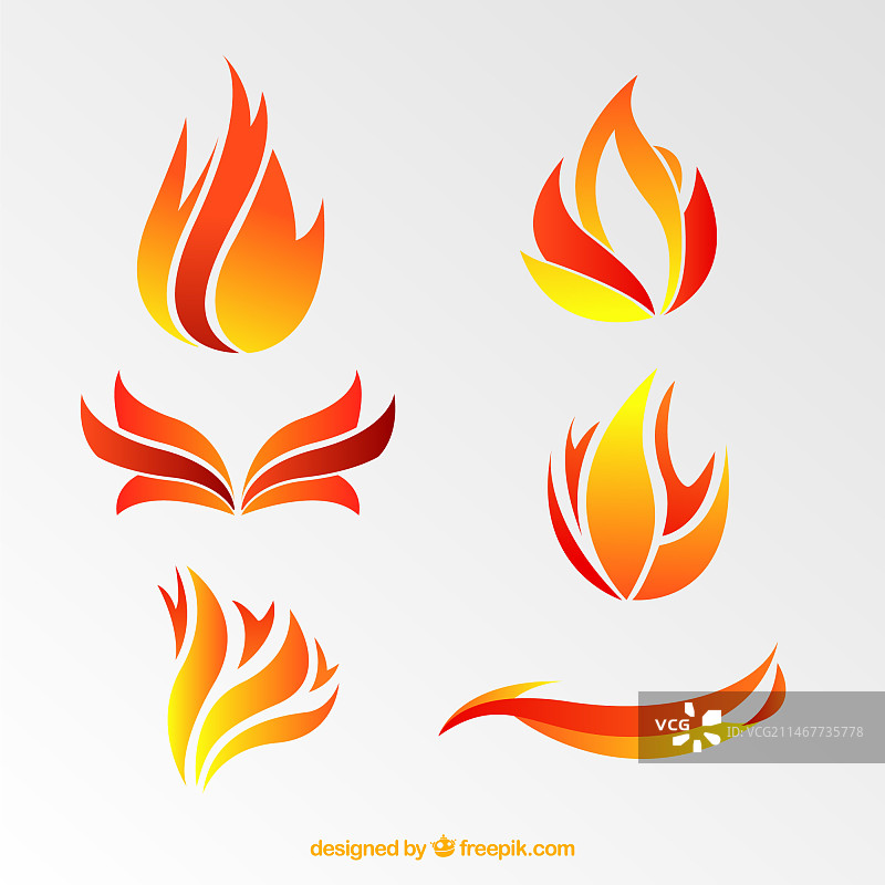抽象火焰设计合集图片素材