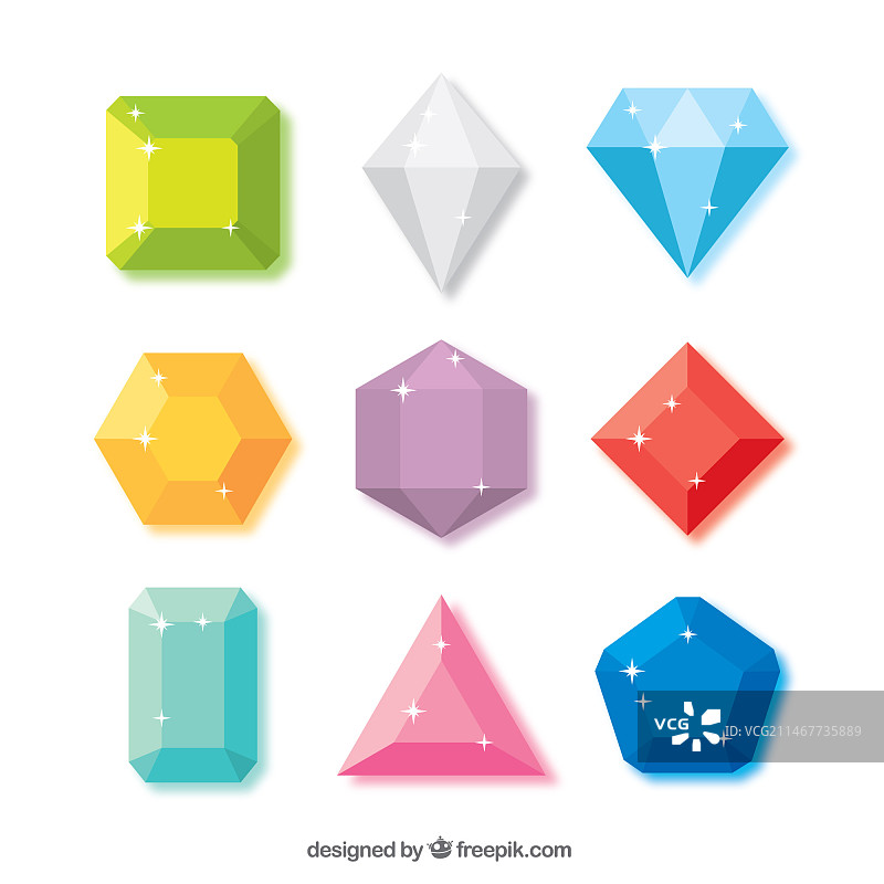 钻石合集图片素材