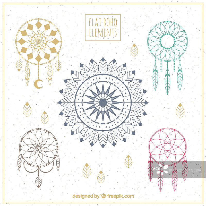 奇妙设计捕梦网合集图片素材