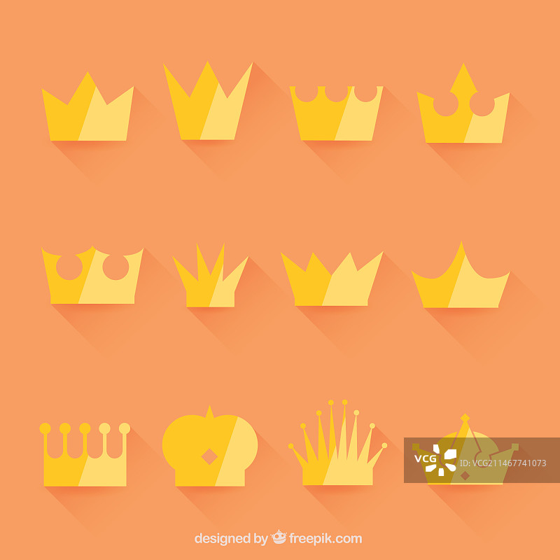 极简风格的皇冠精选图片素材