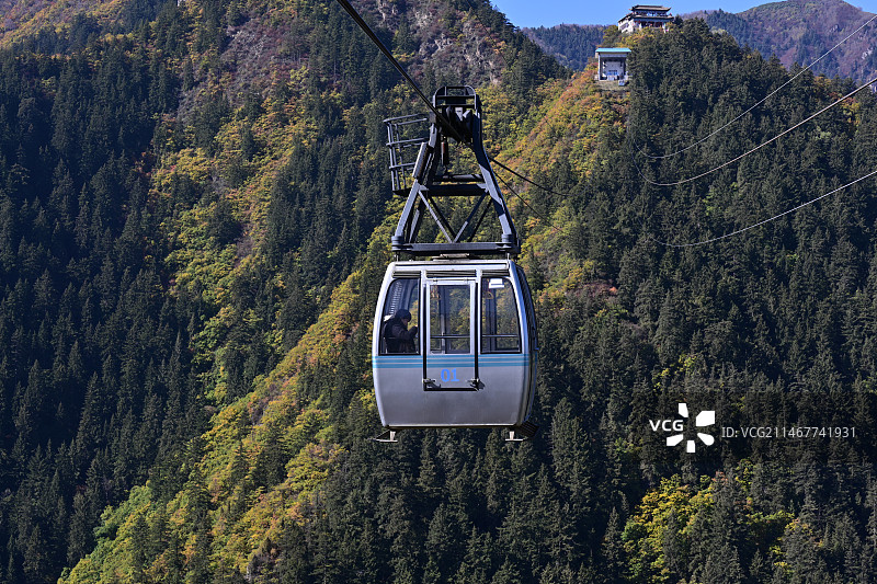 兴隆山索道图片素材