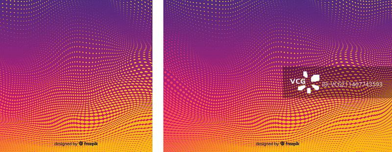 具有渐变半色调效果的抽象背景图片素材