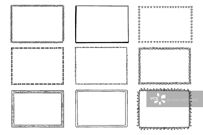 装饰性框架合集图片素材