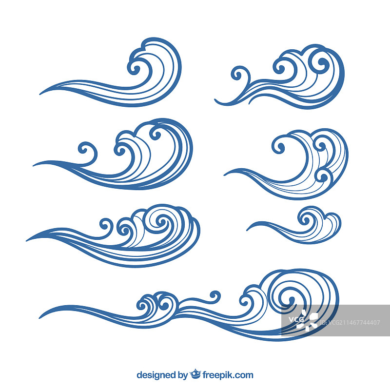 精选装饰波浪图片素材