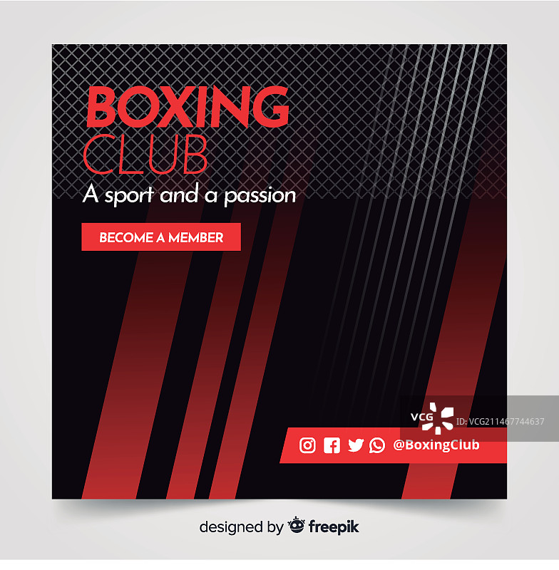 带照片的运动方形banner图片素材