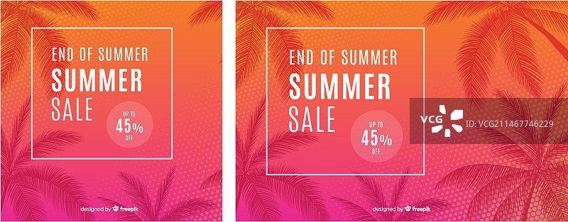 夏末促销背景图片素材