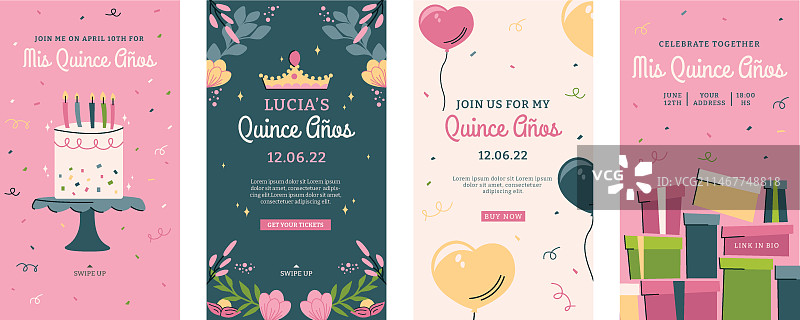 手绘成人礼Instagram快拍精选图片素材