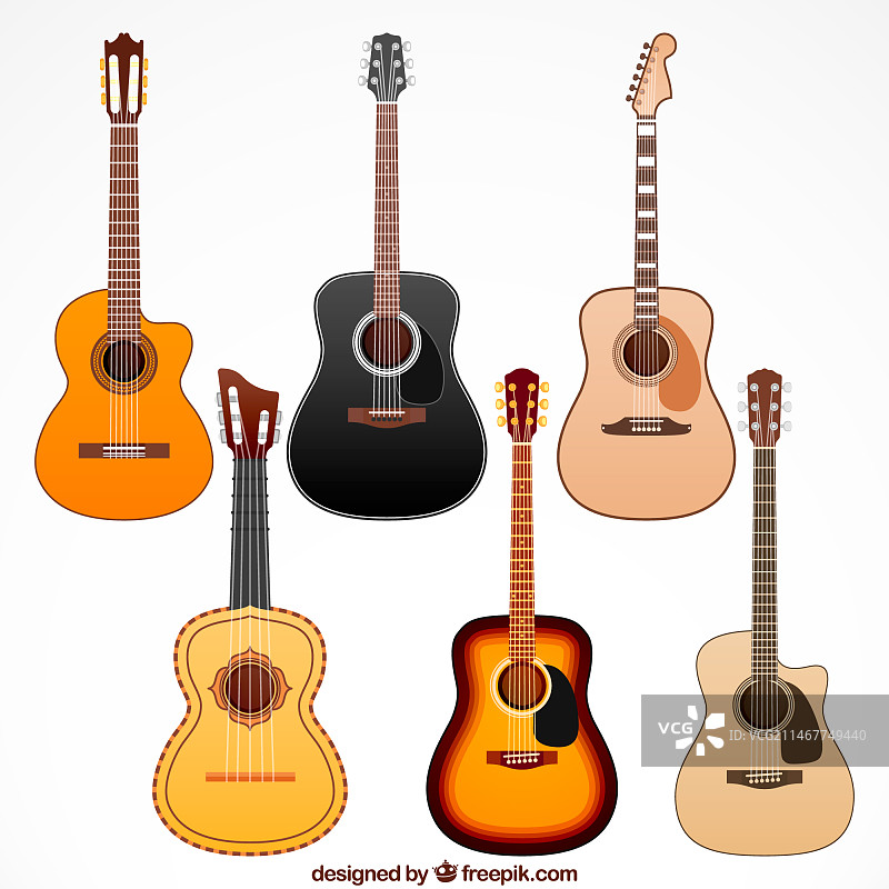 木制吉他合集图片素材