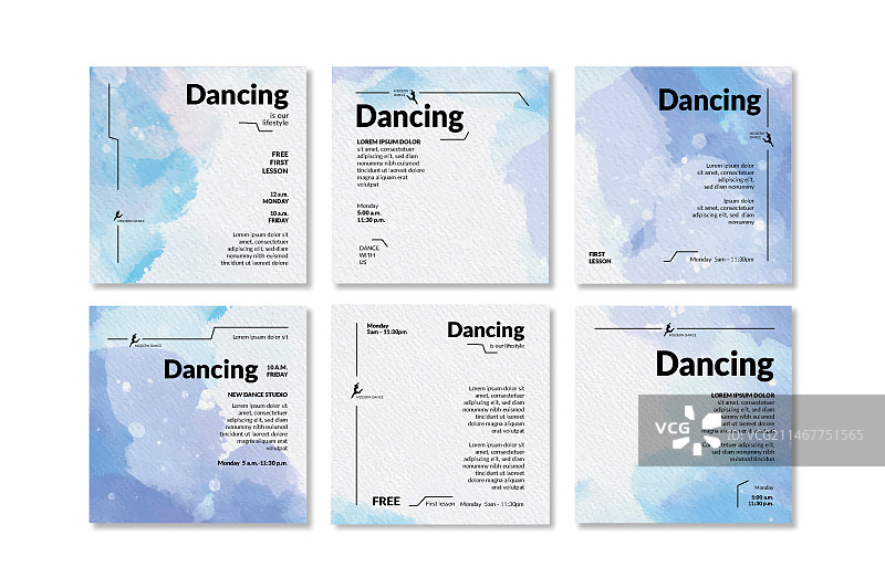 舞蹈Instagram帖子图片素材