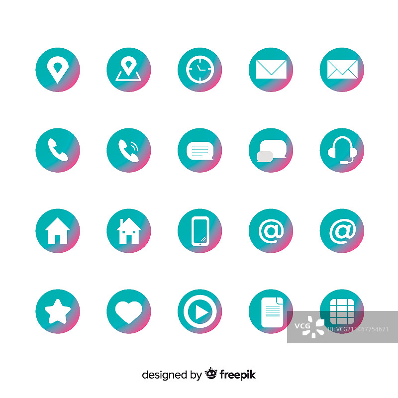 名片图标合集图片素材