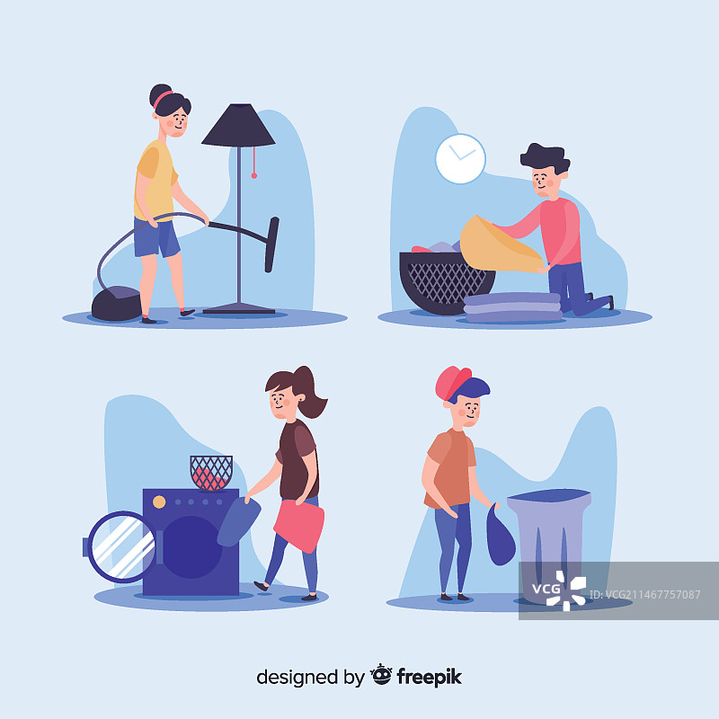做家务的人们素材图片素材