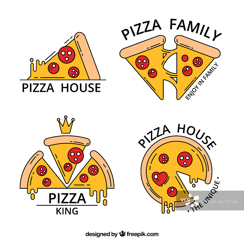 披萨logo包图片素材