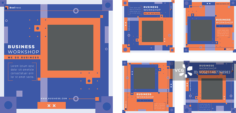 商务研讨会Instagram帖子图片素材