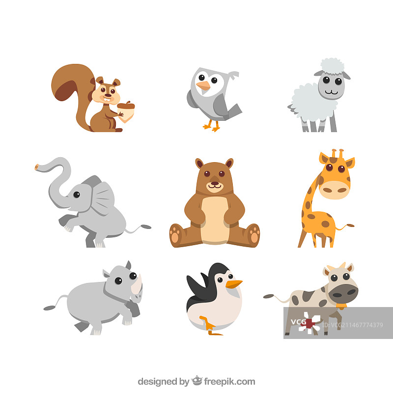 精美动物合集图片素材