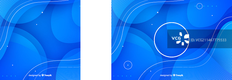 蓝色流动形状背景图片素材