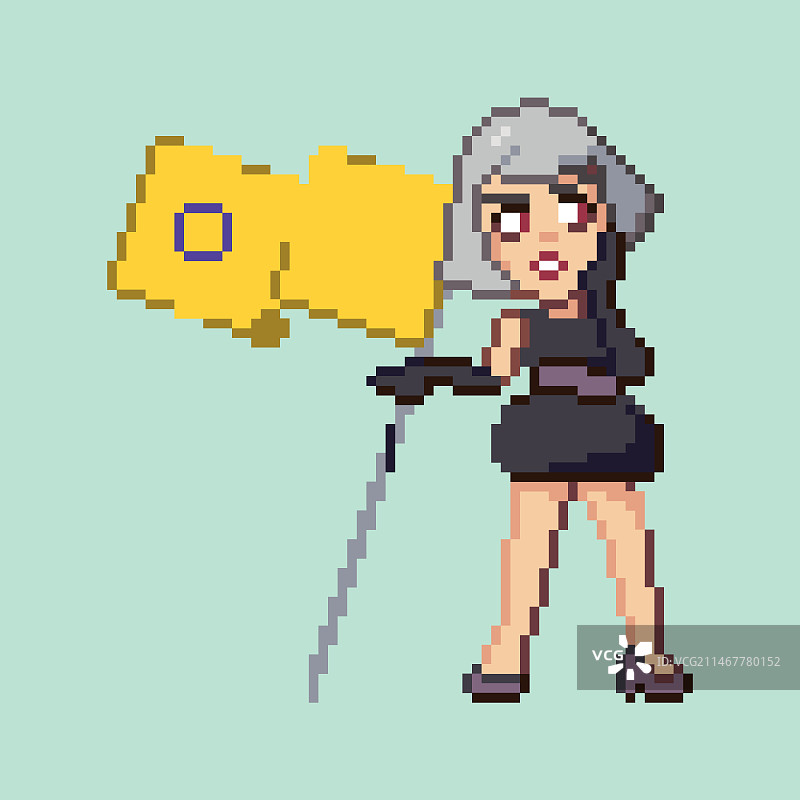 像素风格的骄傲角色图片素材