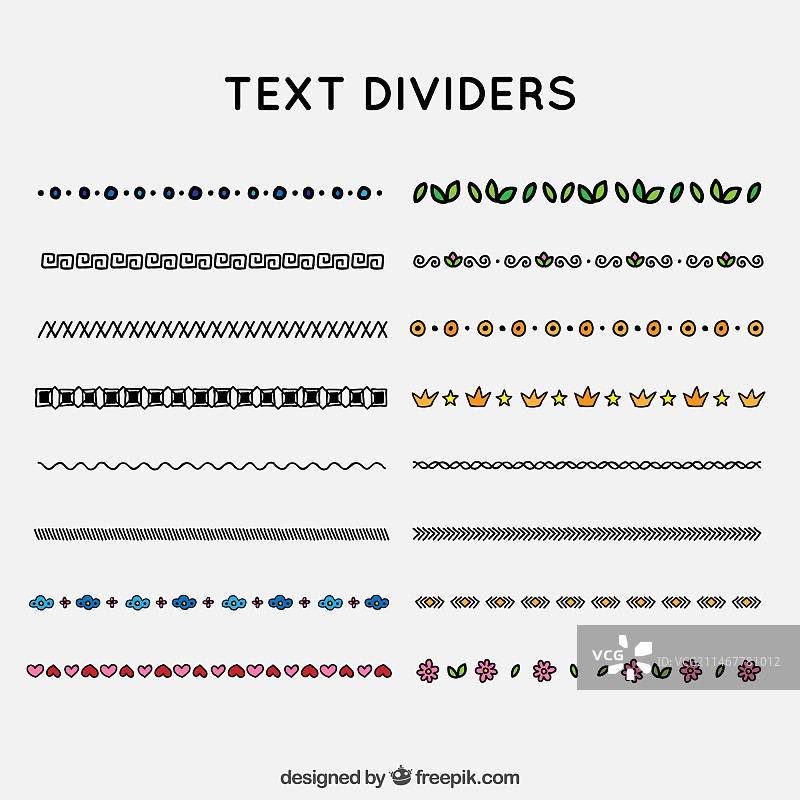 手绘文字装饰图案图片素材