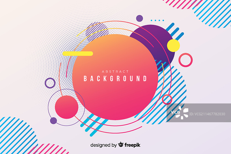 抽象几何现代圆形背景图片素材