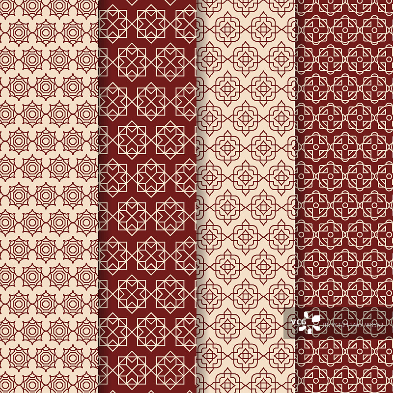 阿拉伯图案合集图片素材