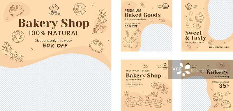 雕刻面包店Instagram快拍图片素材