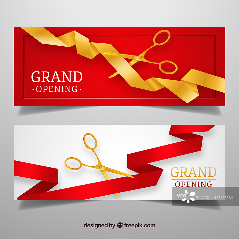 奢华风格的就职典礼banner图片素材