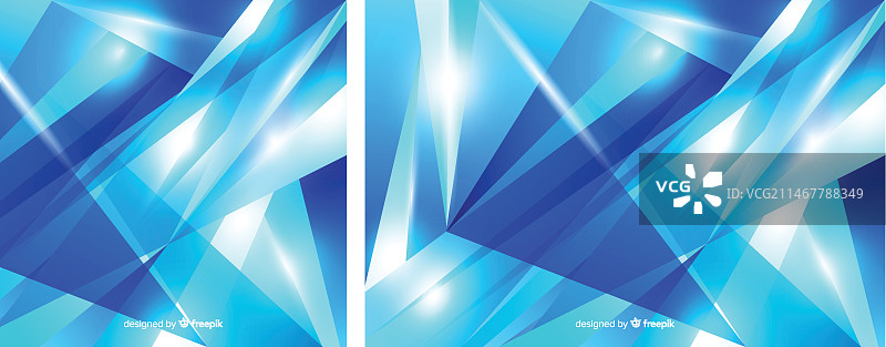 抽象蓝色菱形背景图片素材