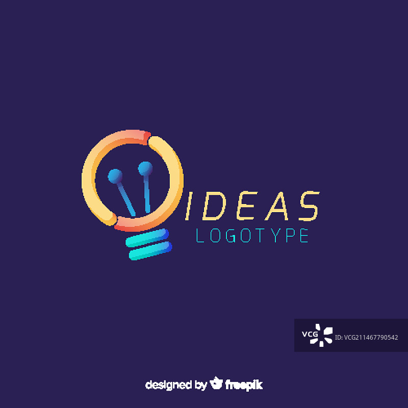 彩色抽象logo模板图片素材