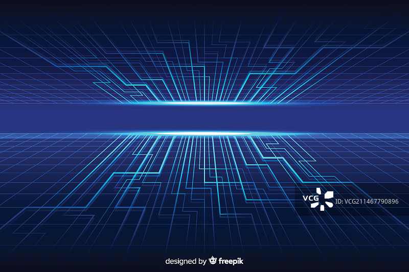 未来科技地平线背景图片素材