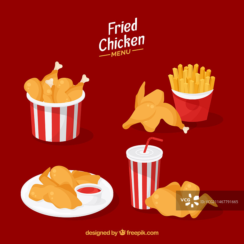 炸鸡合集图片素材