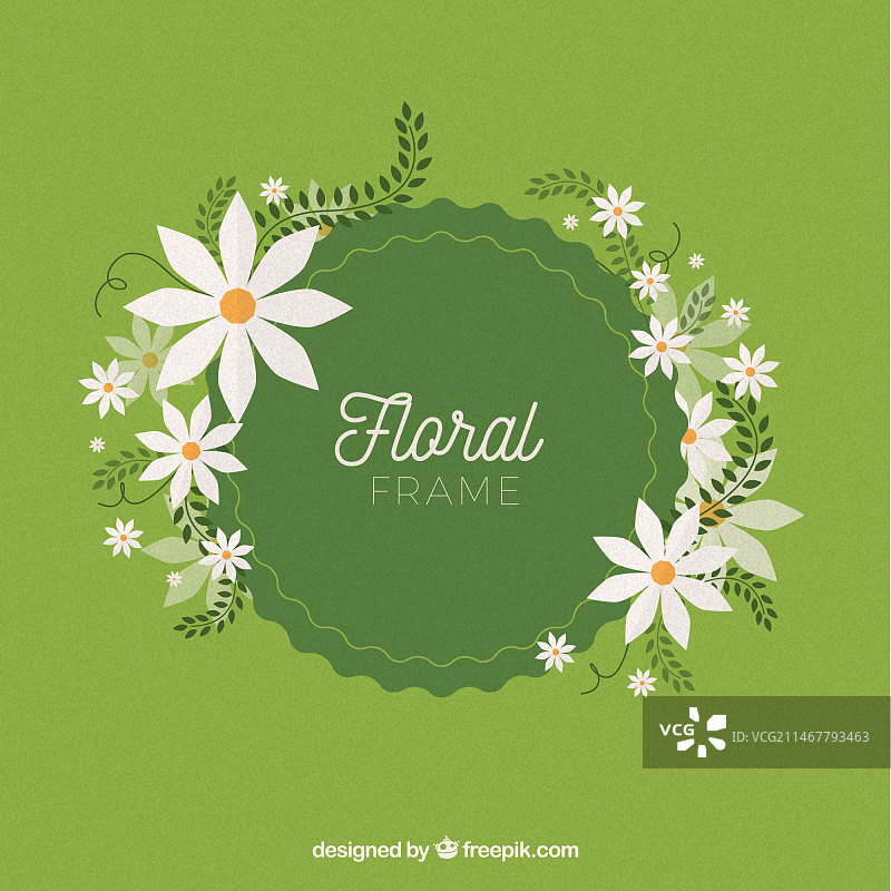 异域风情花框图片素材