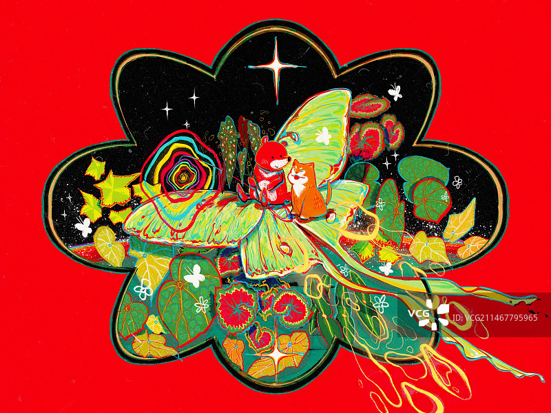 秋海棠之夜图片素材