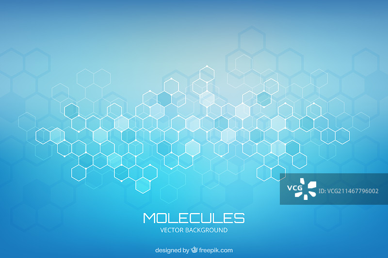 几何风格分子背景图片素材