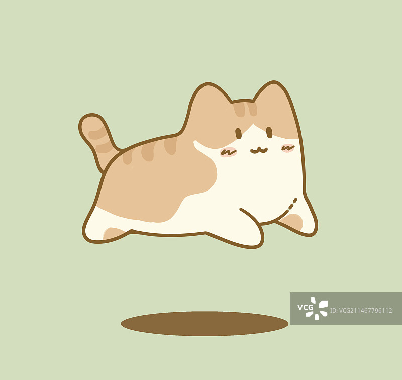 猪咪猫猫可爱治愈图片素材