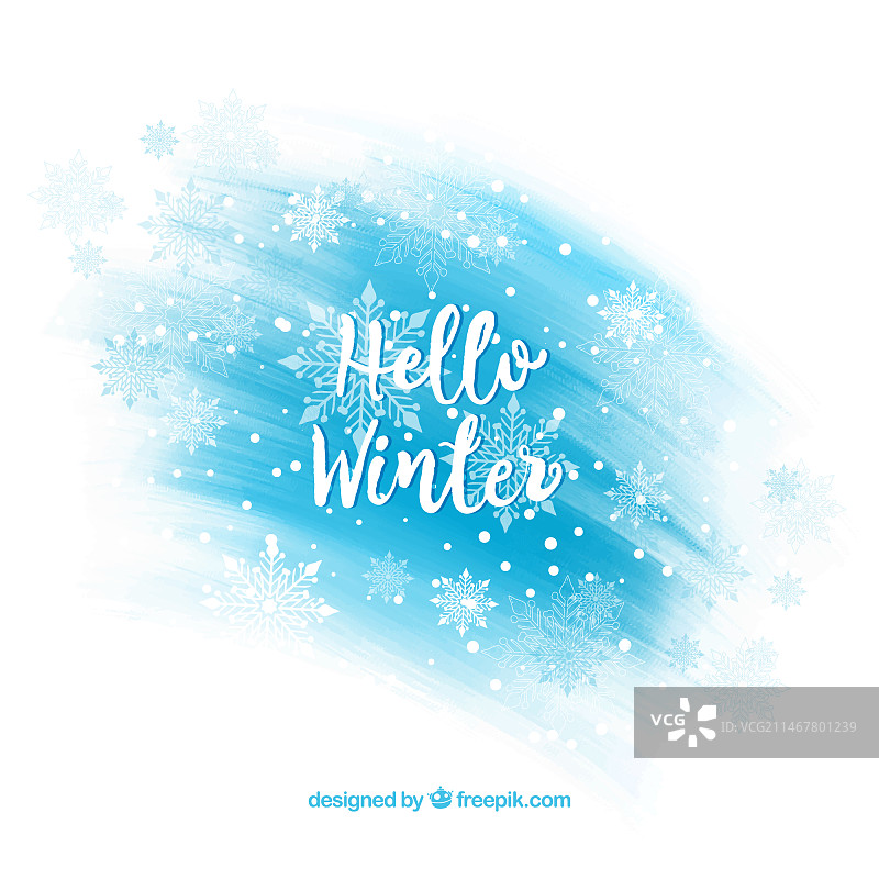 冬季字母背景图片素材