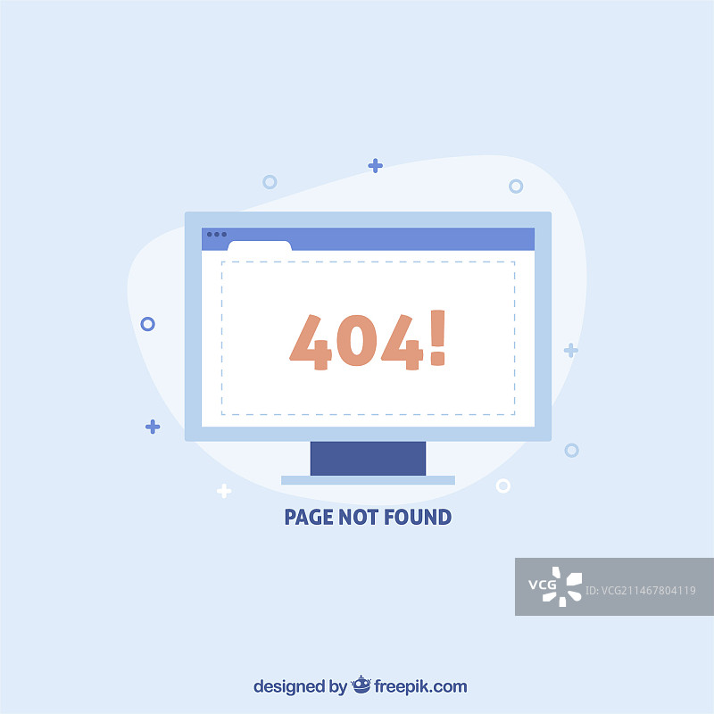 带有白色屏幕的404错误概念图片素材