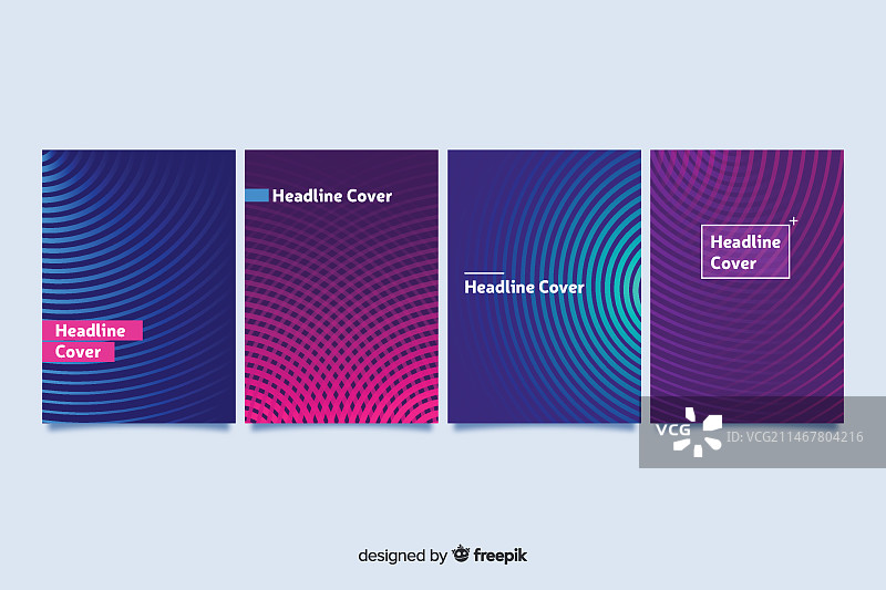 彩色抽象封面合集图片素材