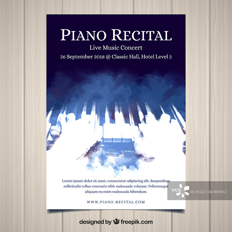 钢琴音乐海报概念图片素材