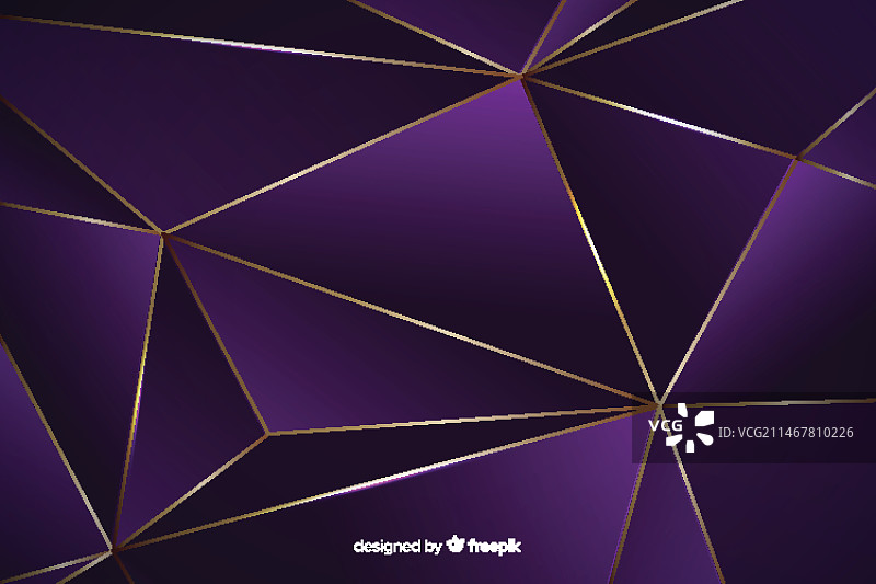 低多边形豪华深色背景图片素材