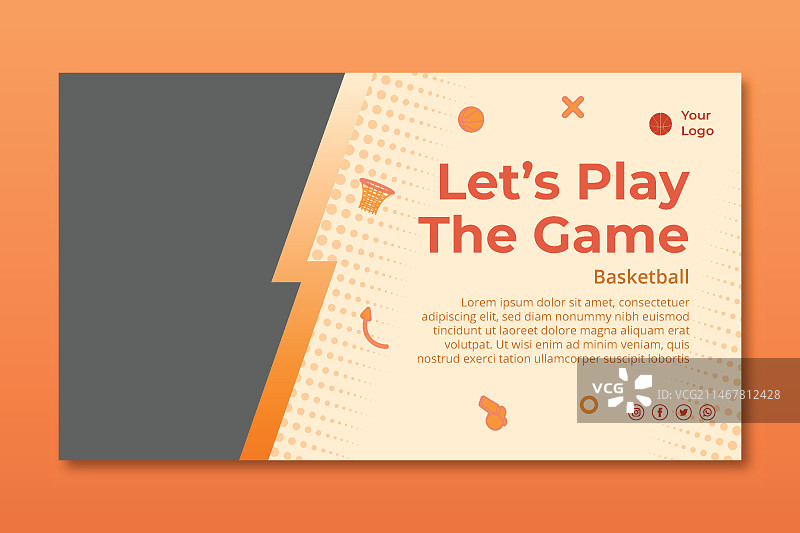 渐变运动banner模板图片素材