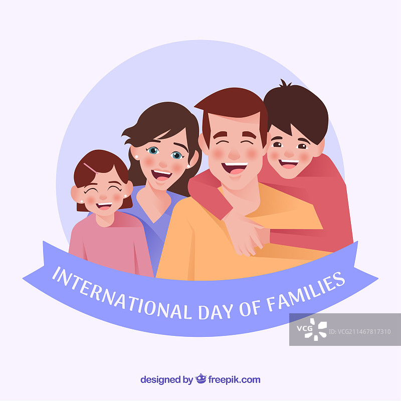 国际家庭日背景图片素材