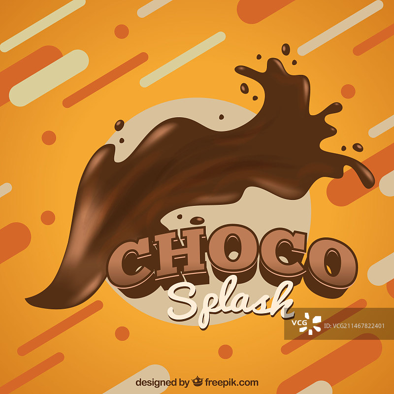 逼真风格的巧克力液图片素材