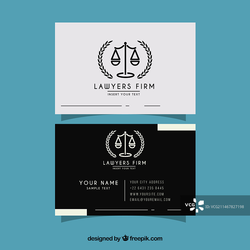 律师名片模板图片素材