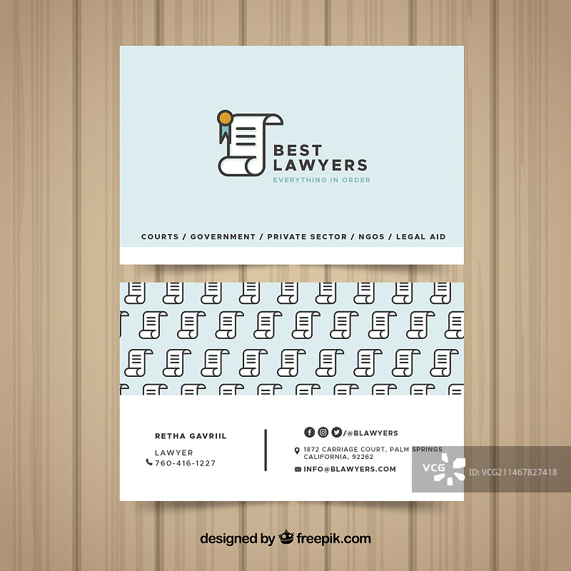 律师名片模板图片素材