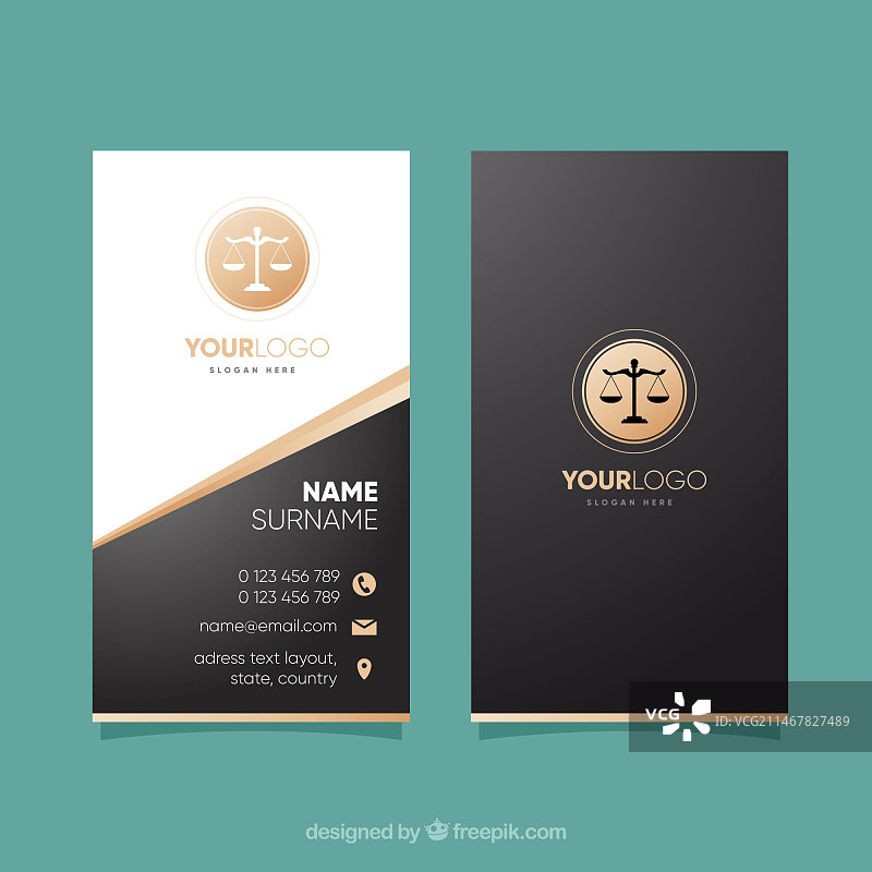 律师名片模板图片素材
